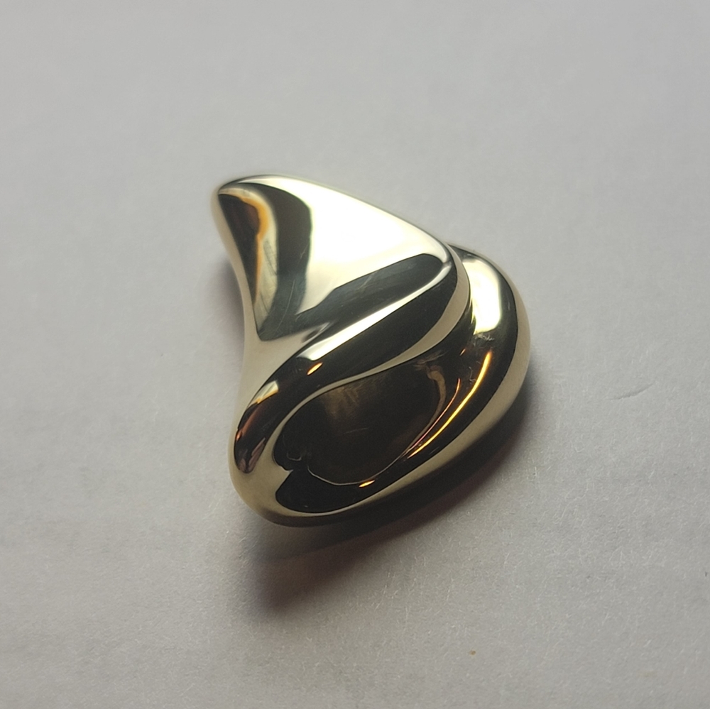 14K Yellow Gold Slide Pendant - Picture 3 of 4